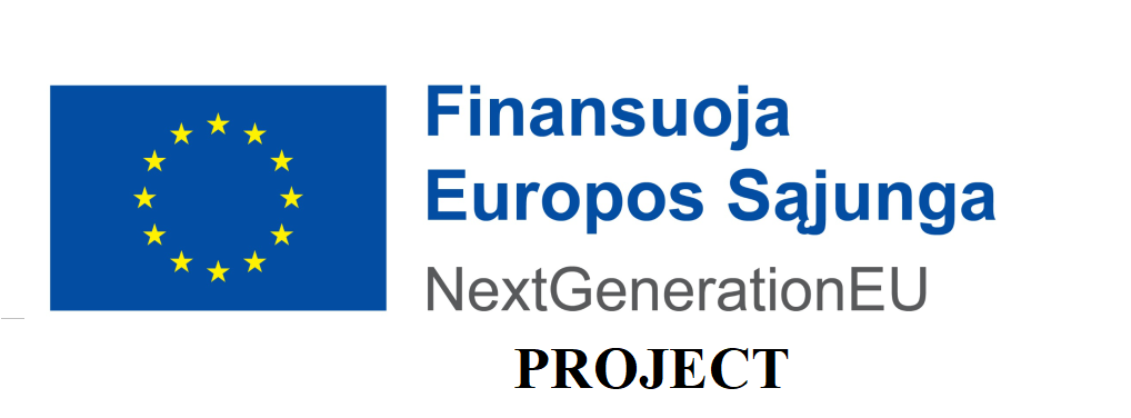 Finansuoja Europos Sąjunga. NextGenerationEU Project